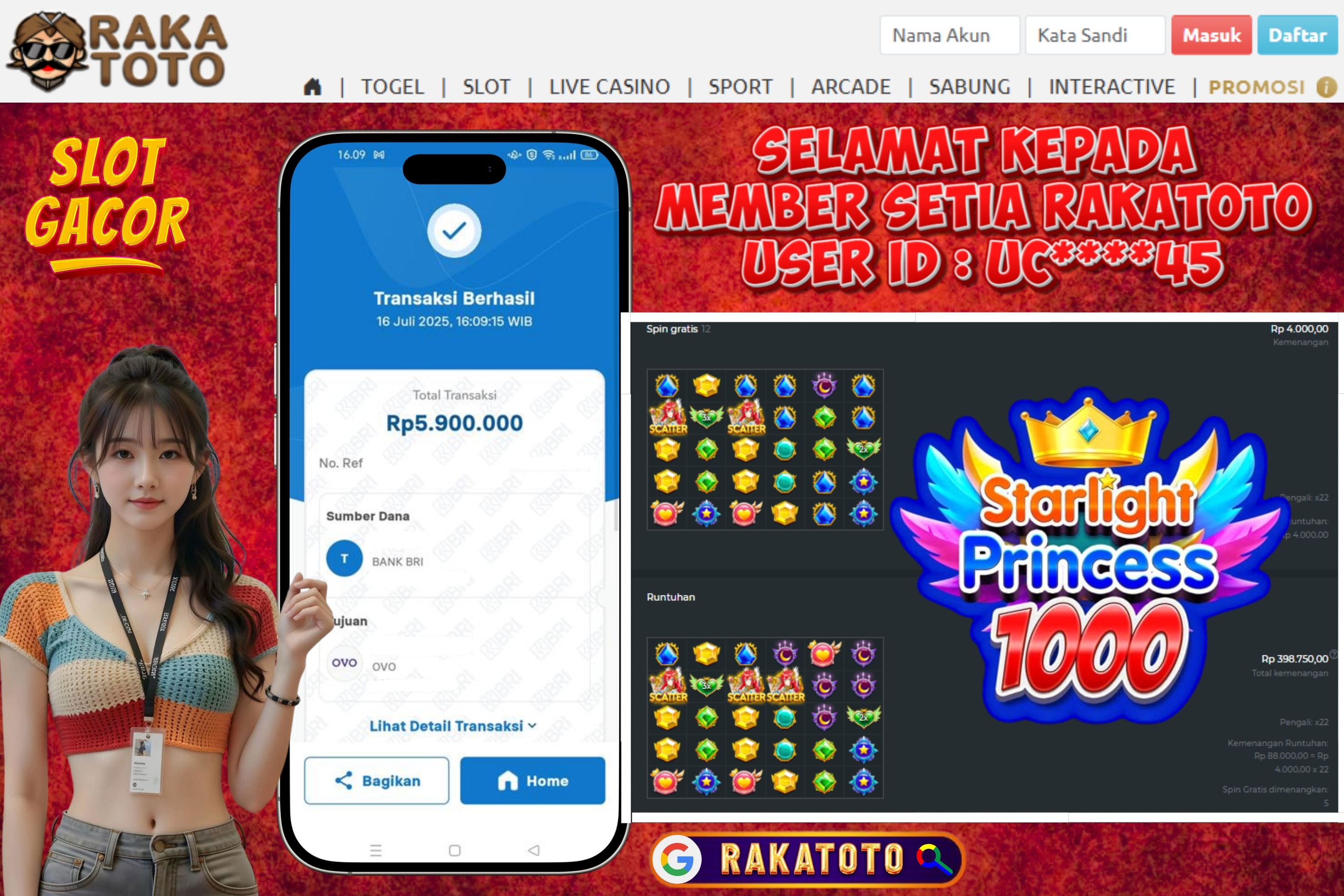 JACKPOT STARLIGHT PRINCESS