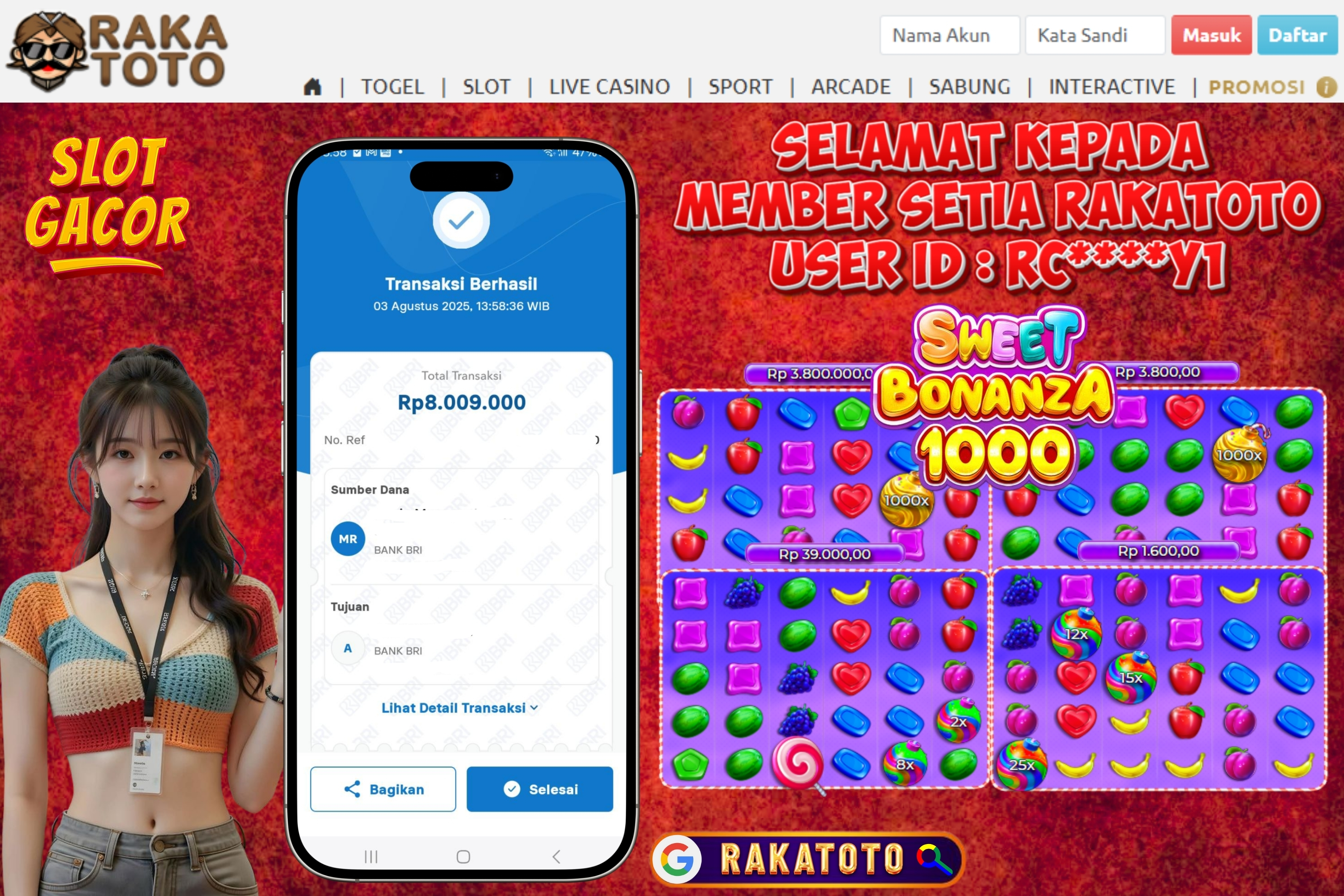 JACKPOT SWEET BONANZA