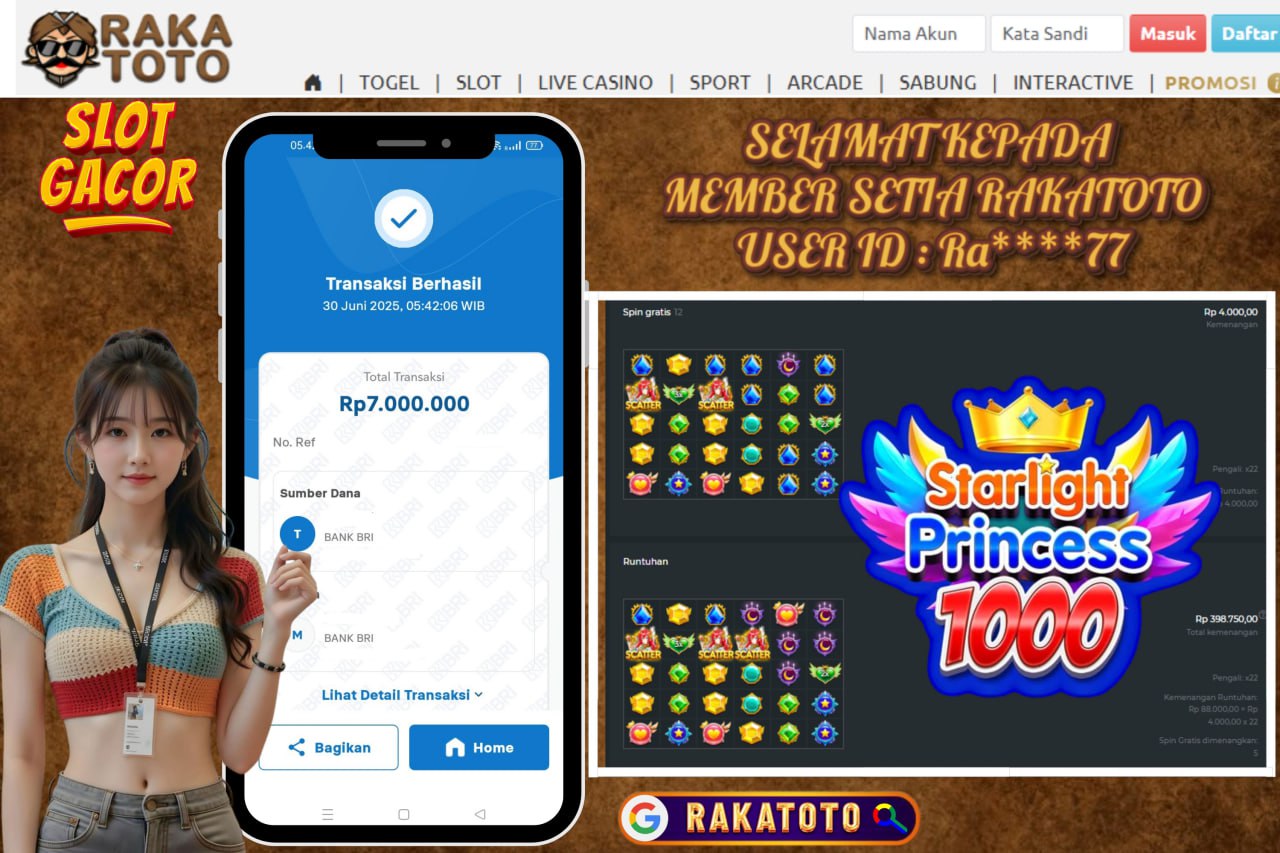 JACKPOT STARLIGHT PRINCESS 1000