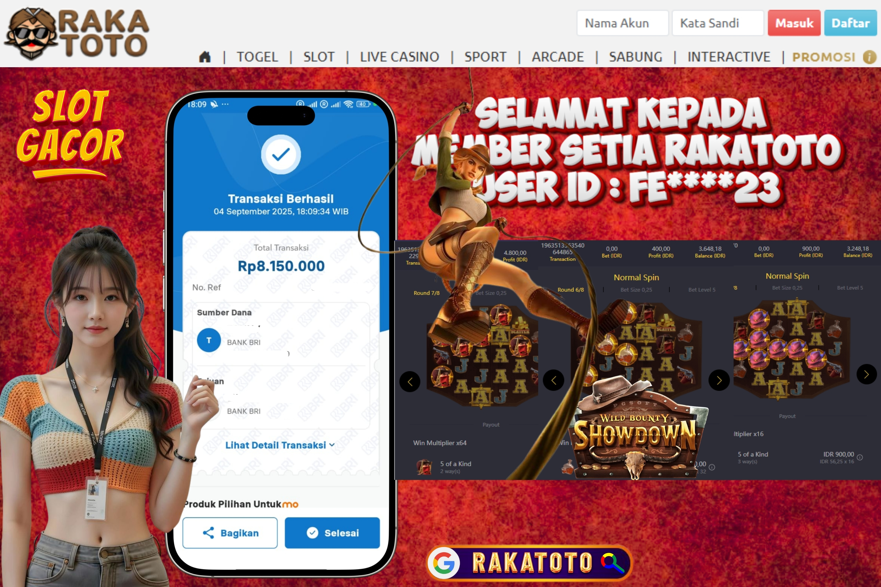 JACKPOT WILD BOUNTY SHOWDOWN